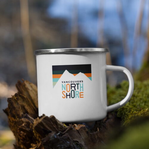 Enamel Mountain Mug