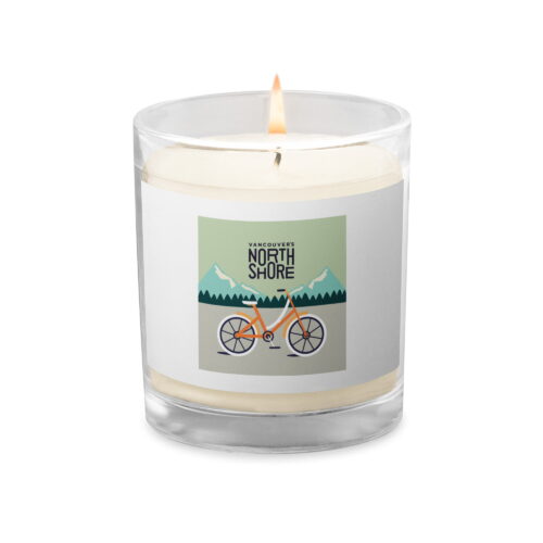 Bike Glass Jar Soy Wax Candle