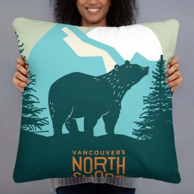 Vancouver's North Shore Bear Pillow