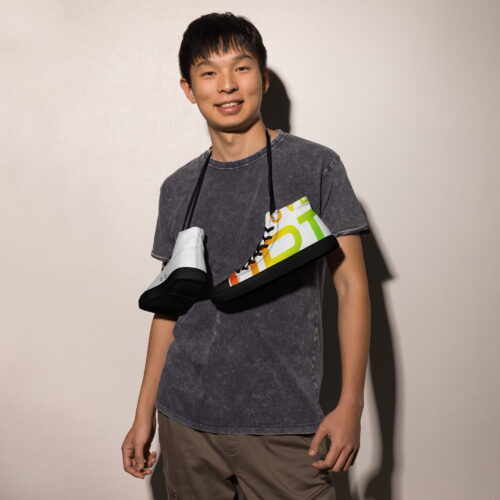 Men’s Pride High Top Canvas Shoes