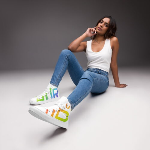 Women’s Pride High Top Canvas Shoes