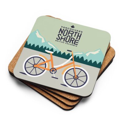Bike Cork-back coaster
