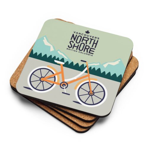 Bike Cork-back Coaster