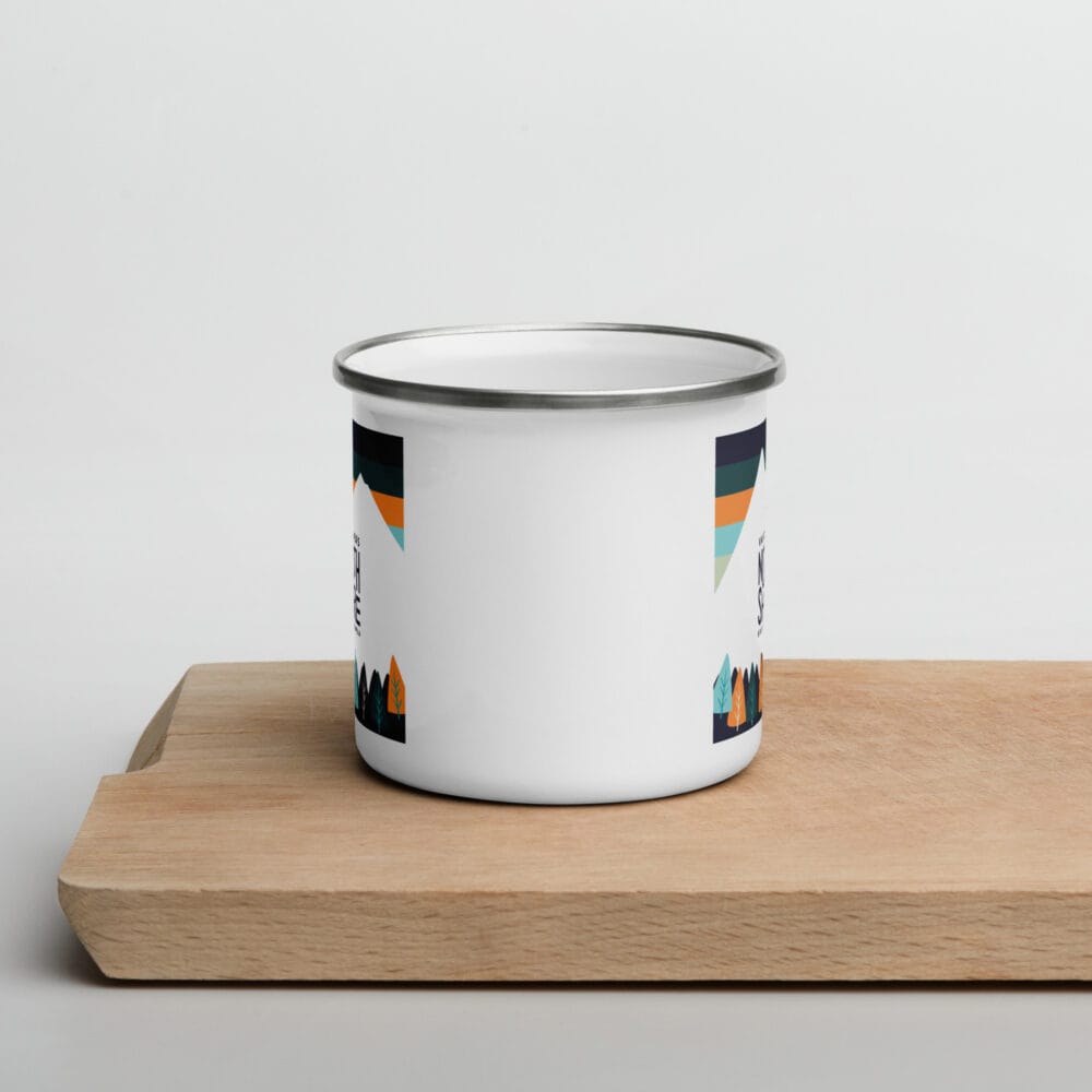 Enamel Mountain Mug - Image 2
