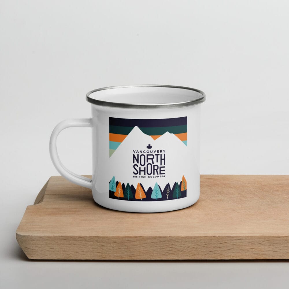 Enamel Mountain Mug