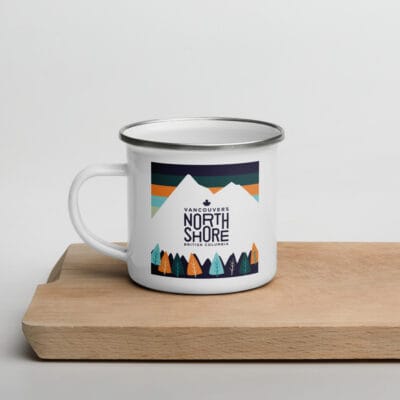 Enamel Mountain Mug