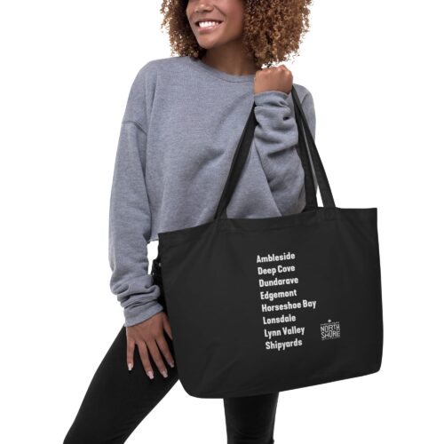 Neighbourhood Large organic tote bag