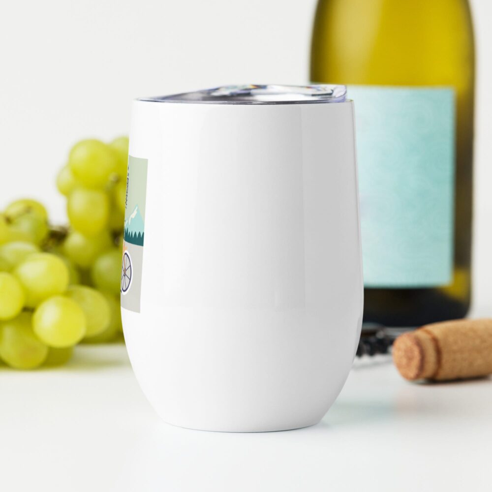 Logo Bike Wine Tumbler - Image 4