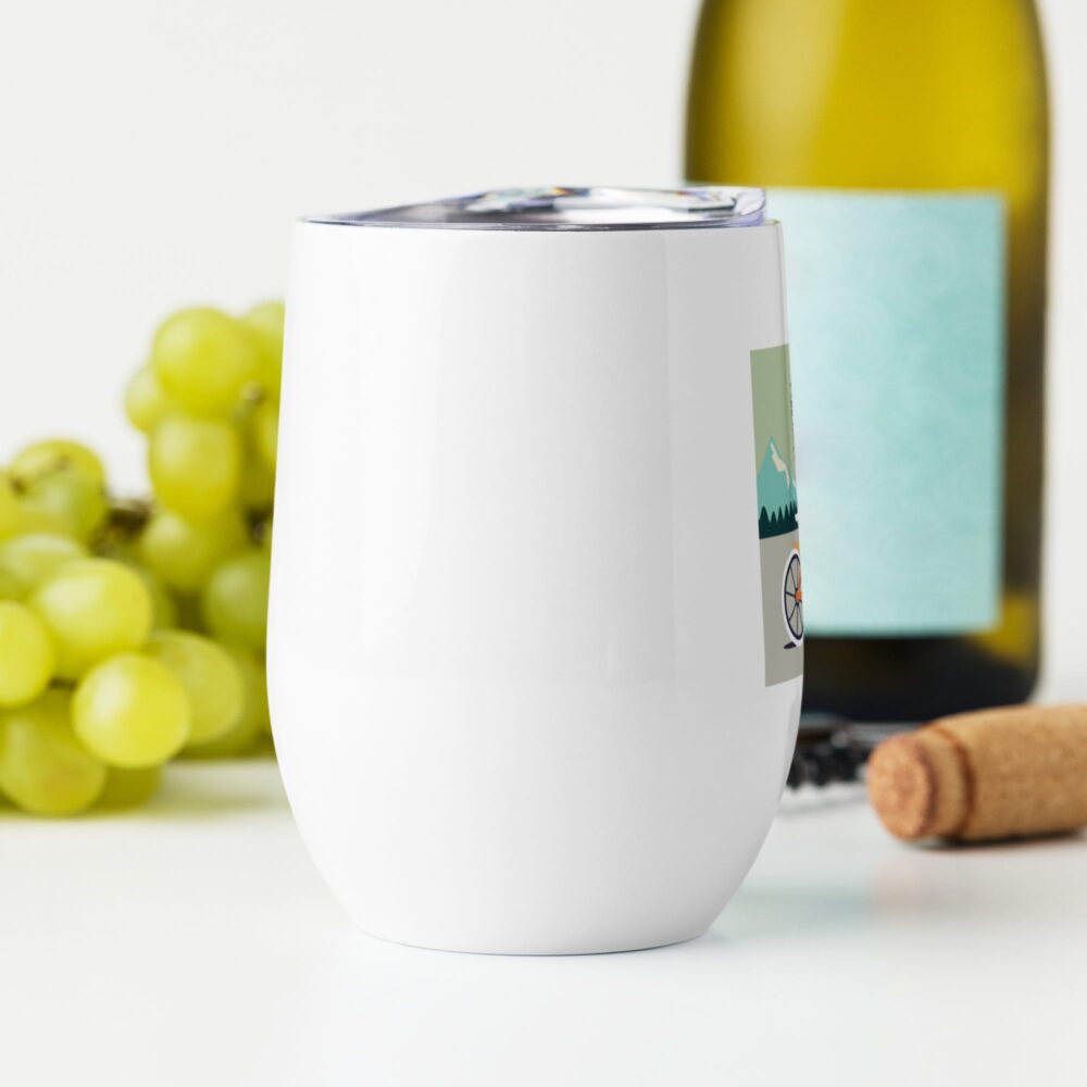 Logo Bike Wine Tumbler - Image 5